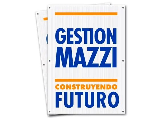 carteles de plastico para politica